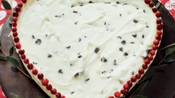 Cheesecake med pepparkaka och choklad