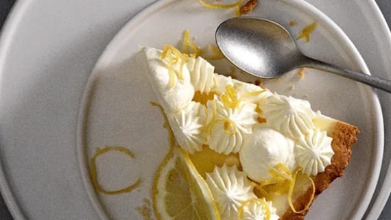 Lemon cream pie – ”Sockerfri citronpaj”