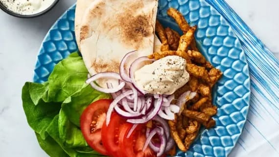 Fajitaskryddad karré i pita
