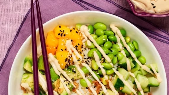 Vego poké bowl