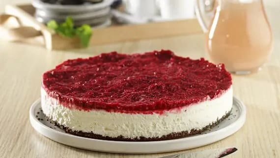 Cheesecake med vit choklad och Oreo