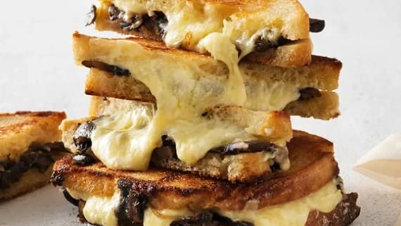 Portabello grilled cheese
