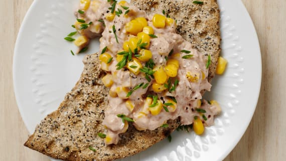 Knäckebröd med tonfiskröra