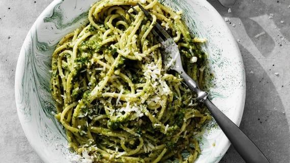 Pesto med pasta