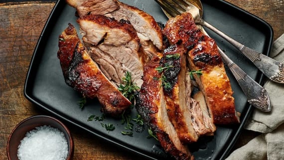 Revbensspjäll med ingefära och honung