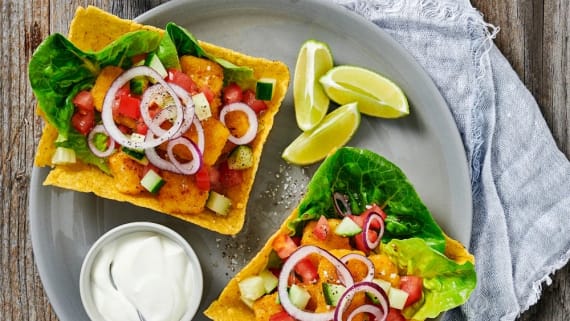 Enkla fisktacos med lime