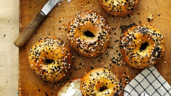 Enkla bagels