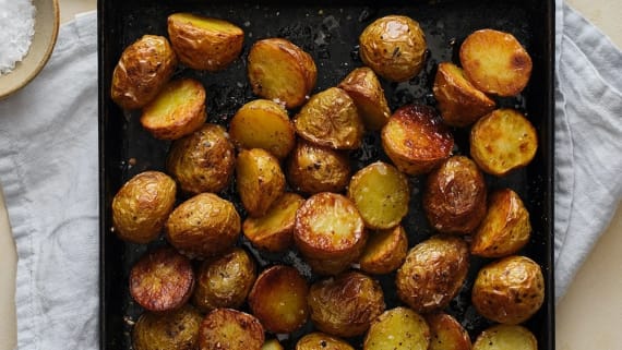 Färskpotatis i ugn