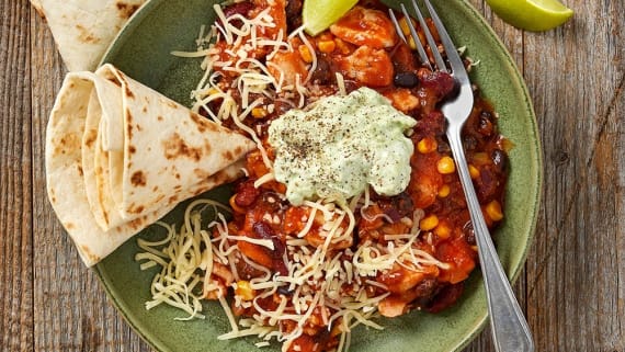 Tacogryta med kyckling