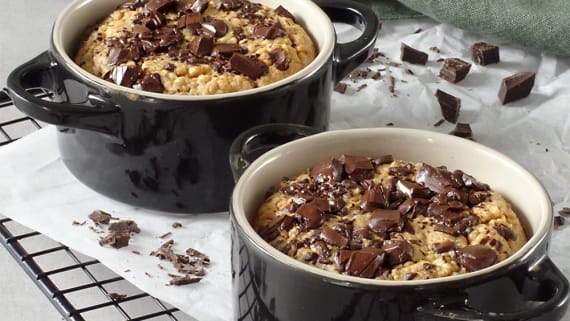 Cookie dough baked oats