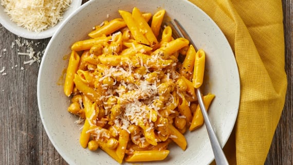 Vodkapasta med saffran