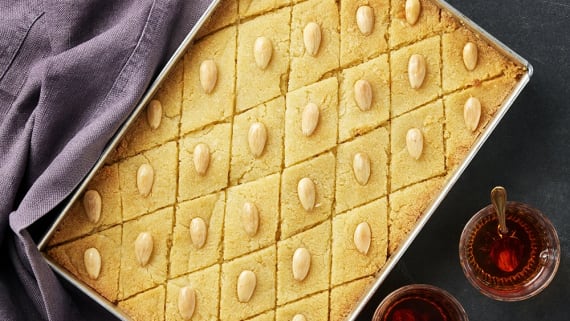 Basbousa - mannagrynskaka