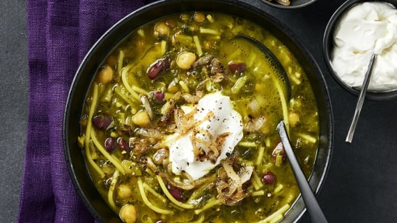 Persisk nudelsoppa - Ash Reshte