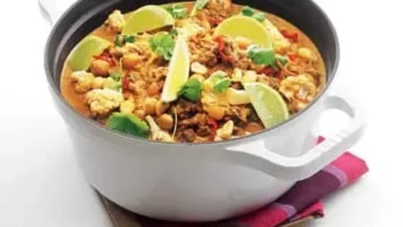 Quorngryta med curry och kokosmjölk