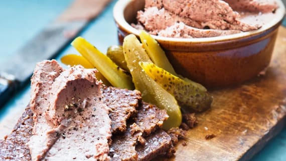 Kycklingleverpastej med grönpeppar och apelsin