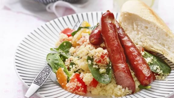 Merguez med tomatcouscous