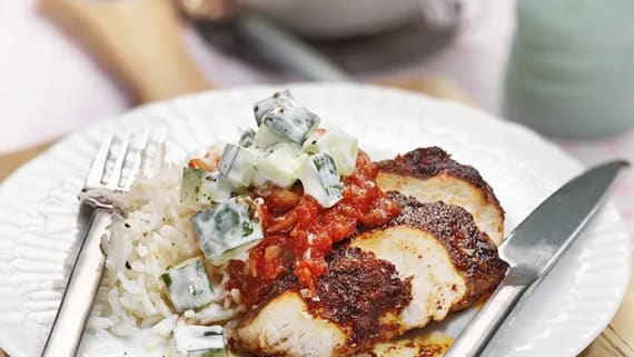 Tikka masalakryddad kyckling