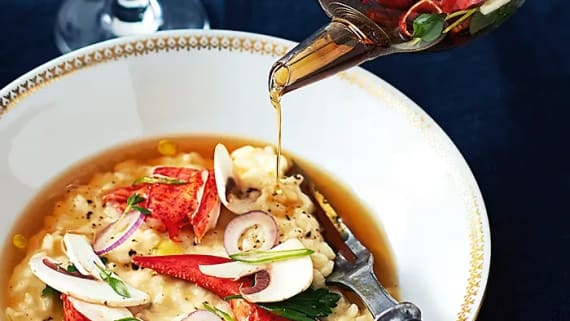 Tryffelrisotto med hummerte