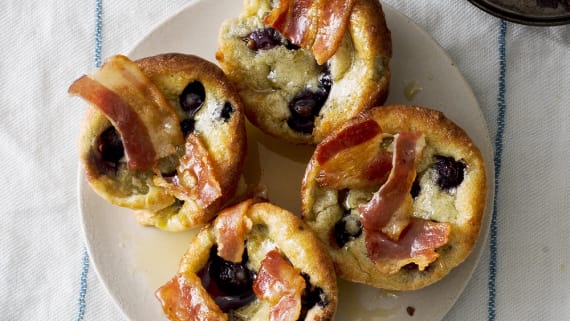 Mini-dutch pancakes med lönnsirap