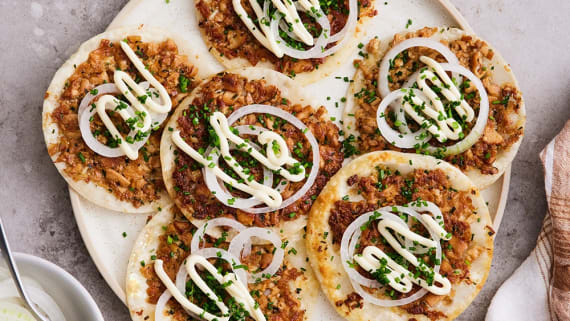 Smashed dumplings med kantareller