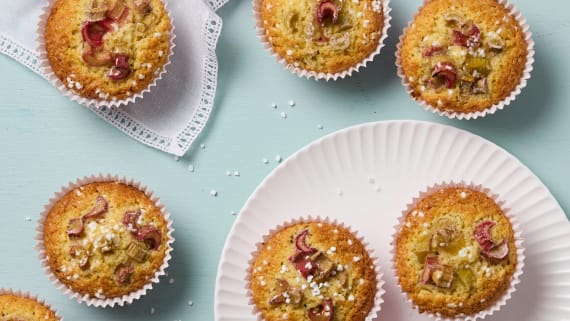 Rabarbermuffins