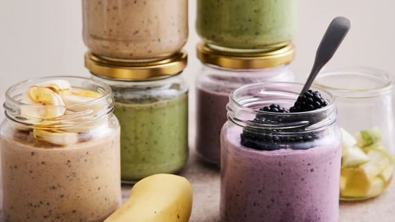 Mixad overnight oats - 3 smaker