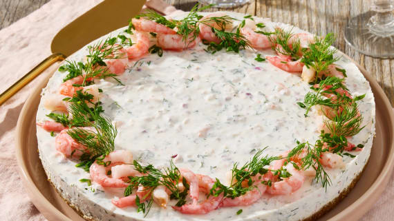 Räkcheesecake