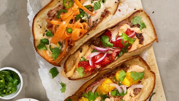 Smashed tacos