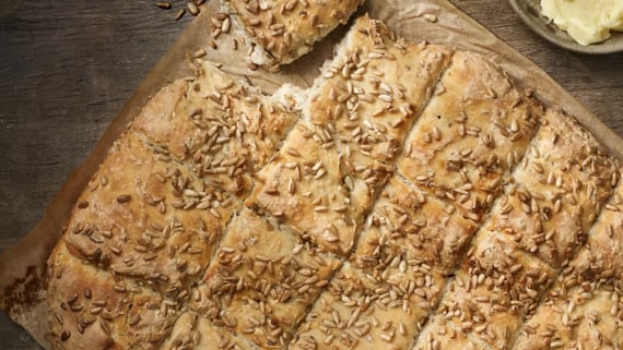 Brytbröd med havre och råg