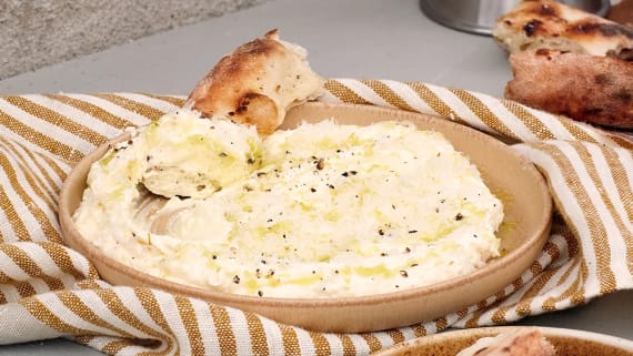 Parmesandipp med citron