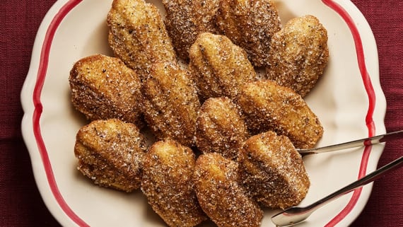 Madeleinekakor med kardemumma och brynt smör