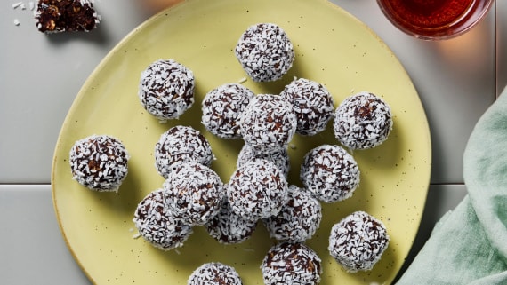 Chokladbollar med svarta bönor