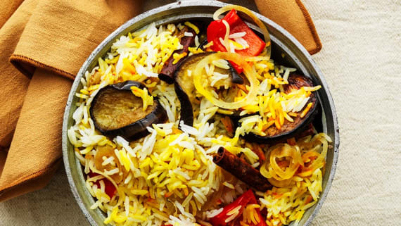 Kryddris med grönsaker