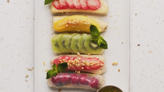 Mellisrullar med frukt