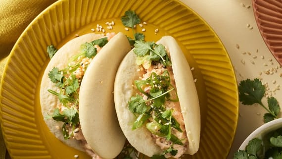 Baobröd med asiatisk räkröra