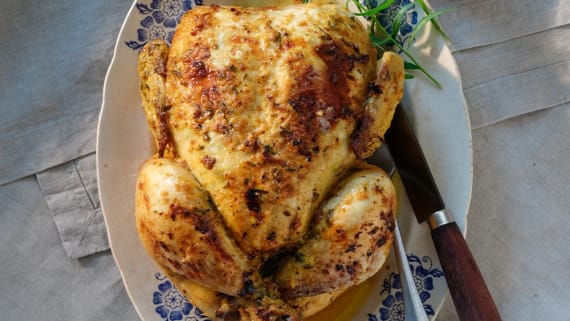 Helstekt dragonkyckling