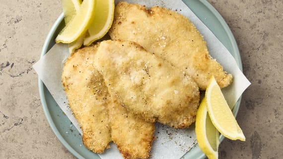 Kycklingschnitzel i airfryer