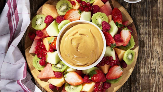 Salt kolagrädde med frukt och bär