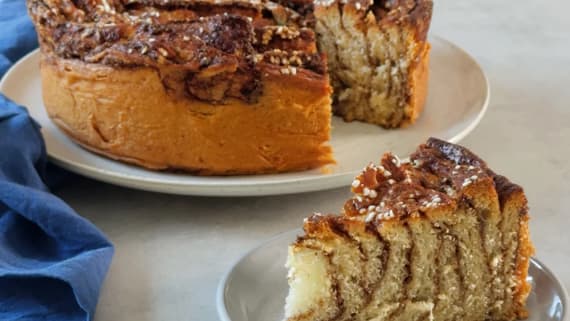 Saftig kanelbulletårta