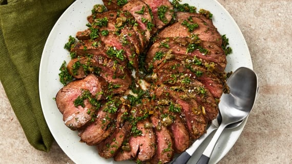 Dubbelmarinerad oxfilé