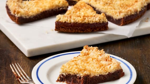 Kladdkaka med kokostosca