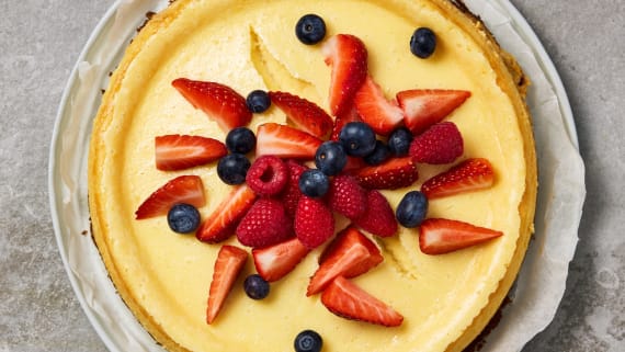 Vit chokladcheesecake