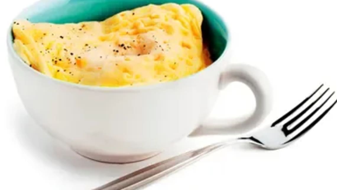 Supersnabb omelett i mikron