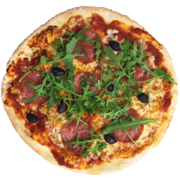Illustration av Pizza Salame
