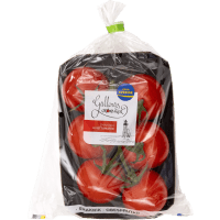 Illustration av Babyplommontomat kvist