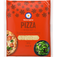 Illustration av Pizzaost riven