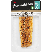 Illustration av Varmrökt lax peppar