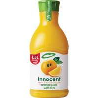 Illustration av Apelsinjuice med fruktkött 1,5l