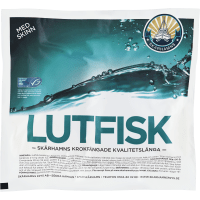 Illustration av Lutfisk med skinn