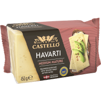 Illustration av Havarti medium mat